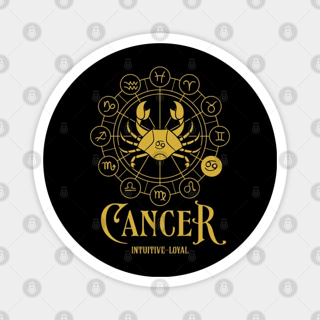 Cancer Zodiac Magnet by Arestration